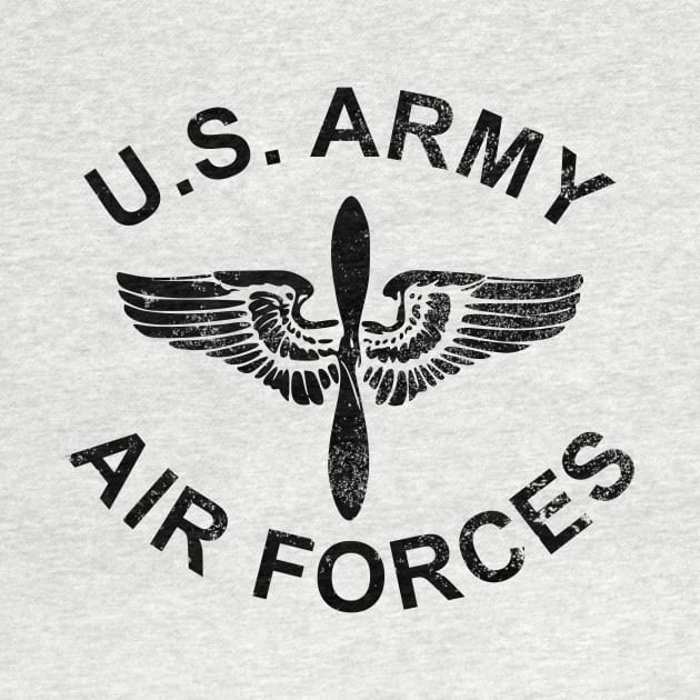 US Army Air Forces (distressed) by Tailgunnerstudios